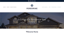 Desktop Screenshot of peregrine-home.com